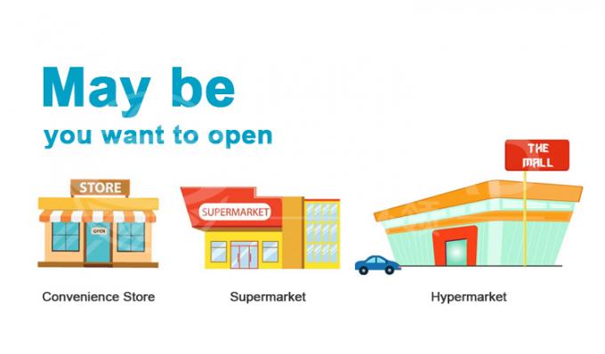 工業冷蔵設備を活用して スーパーマーケットの運営を簡素化 1