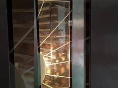 焼ける食料生産のための電気32の皿のパンのベーキング オーブンのガスの回転式オーブン