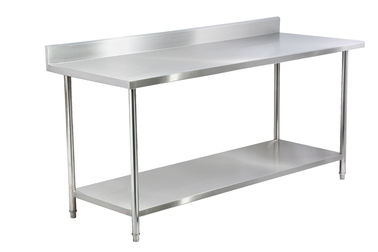 さびないUndershelf Backsplashの201のステンレス鋼の台所ワーク テーブル