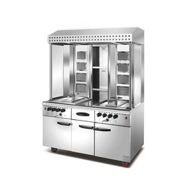 レストラン キャビネットが付いている機械を作る商業調理装置のパン屋のガスShawarma