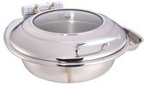 衛生 商業用調理機器 6L 丸型チャファー W/Oフレーム