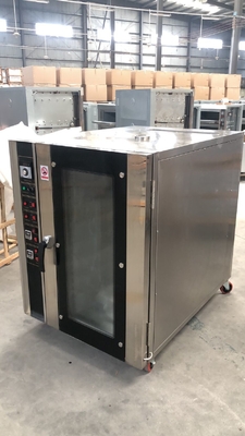 ステンレス鋼 商用焼焼炉 コンベクションオーブン 10 トレイ 電気生産性 LPG/天然ガス
