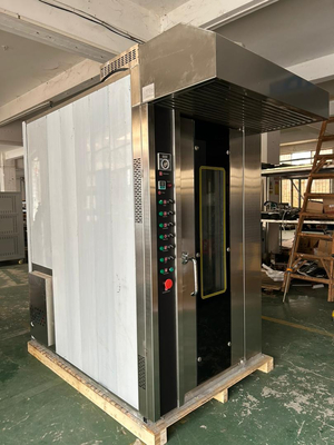 16 トレイガス 商用パン屋 オーブン 回転式オーブン 380V/50Hz電圧で簡単操作