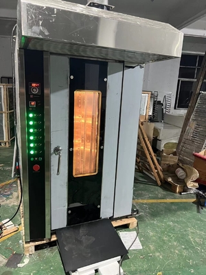16 トレイガス 商用パン屋 オーブン 回転式オーブン 380V/50Hz電圧で簡単操作