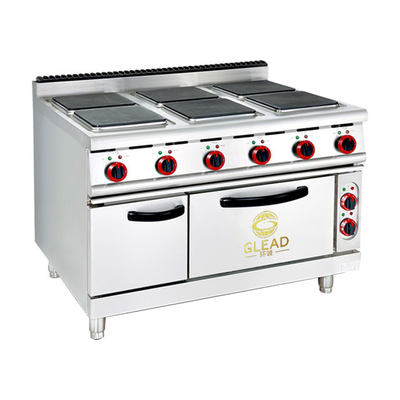 電気レストラン 料理器具 ステンレス鋼 商用グリル GL-TT-6 モデル 29KW パワー - 176kg