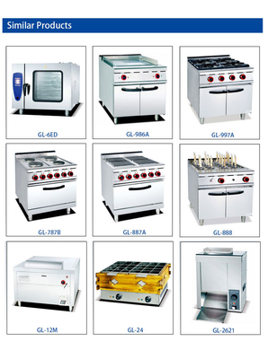 電動調理器具 / ファストフードキッチン機器 GL-TT-6 29KW パワー 176kg 重量