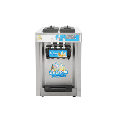 効率 電気 商用アイスクリーム機 16-18L/H 冷却剤 1.5KW 電力