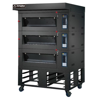 電動 商用 パンケーキ ピザ オーブン 6 トレイ 容量 20.7kw 電力 380V 電圧