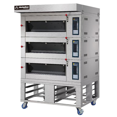 電動 商用 パンケーキ ピザ オーブン 6 トレイ 容量 20.7kw 電力 380V 電圧