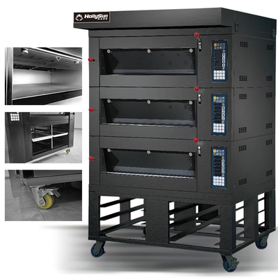 電動 商用 パンケーキ ピザ オーブン 6 トレイ 容量 20.7kw 電力 380V 電圧