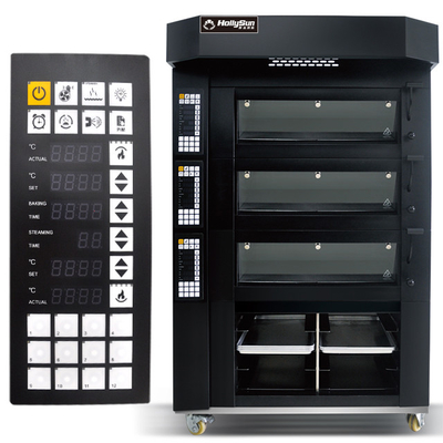 容量 電動ピザ焼炉 20.7kw 商用機器 6 トレイ 380V 50HZ