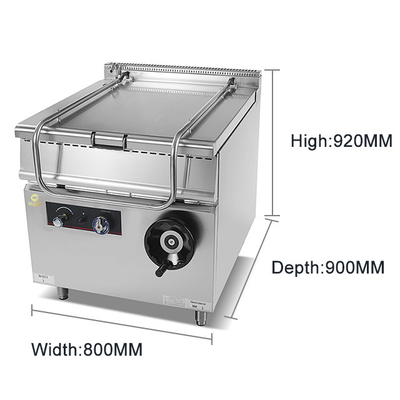 800×900×850 70 電気供給 LPG/NG 24付きの商業用キッチン調理装置