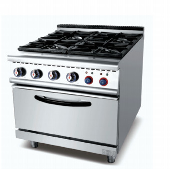 商用ガスストーブ ソープフロア スタンドガスの炊飯器のための4つのバーナー - 100-400°Fの温度範囲