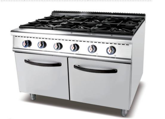 商用ガスストーブ ソープフロア スタンドガスの炊飯器のための4つのバーナー - 100-400°Fの温度範囲