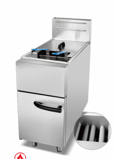 2つのバーナーを持つガスフライヤー 30kg 11.2kw 炊飯器 商業用炊飯器 220V 電圧