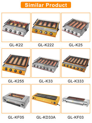 スタッドレスタイヤガスのグリル キャビネット 1.2/1.76Kg/h ガスの消費量