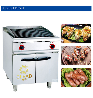 LPG/NG 17 電源付きの食器用キッチン設備 1.2/1.76Kg/hのガス消費量