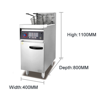 9kWの電力を有する 30L電動不鋼鋼の商用フライヤー
