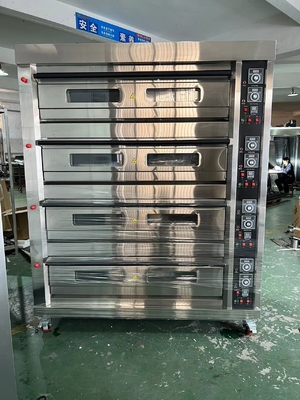 485g パン屋 / 食品生産のためのガスデッキオーブン 0.3KW パワー 220V50HZ 電圧