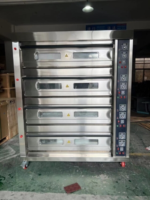 ガスデッキオーブン 16トレイ容量 パン屋の調理用 485g 純重量 220V 電源