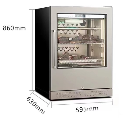168L ホテルの冷蔵庫 ブラックシェル 160W コンプレッサー 空気冷却 単温ゾーン 容易な保守