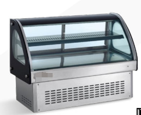 ミニケーキショーケース 220V/50Hz 絶縁ガラス付き産業冷蔵設備