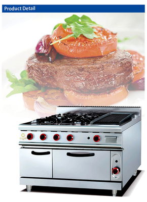 GH-999A 4 燃焼器具のガスレンジ ラバ・ロック・グリルオーブン プロ料理用