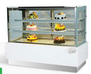 220V/50Hz ケーキショーケース 冷蔵設備 温度 3C-10C マルブル/不?? 鋼ベース