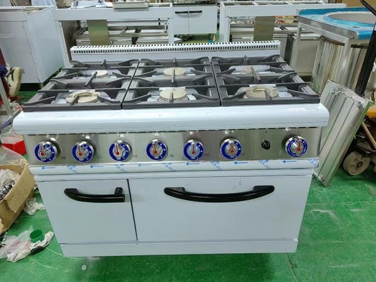 ガスレンジ GH-987A 4バーナーガスオーブン