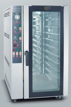 12KW コンピュータ 電気 熱気コンベクションオーブン スプレー 10p トレイ 優れた調理結果