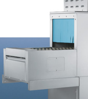 効率性 不鋼SS304 6.7KW フライト型 食器洗浄機