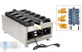 商業用パン具 魚形ワッフル用電動ワッフルメーカー220-240V/50-60HZ