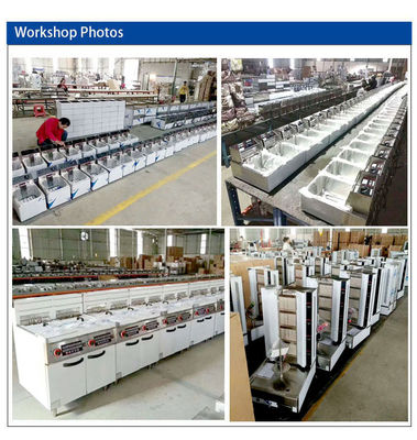 強力な商用ホテルの設備 温度制御範囲120~330Cで 4個燃えます