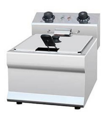 商業用キッチン用 0~200°C 温度制御の220~240V シルバーステンレス鋼のフライヤー