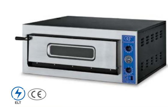 シルバーステンレス鋼 220V-240V キッチンピザオーブン 50-300°C温度制御