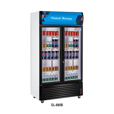 ステンレス鋼 0~10 温度飲料ディスプレイクーラー 1300L 容量 220-240V 電圧