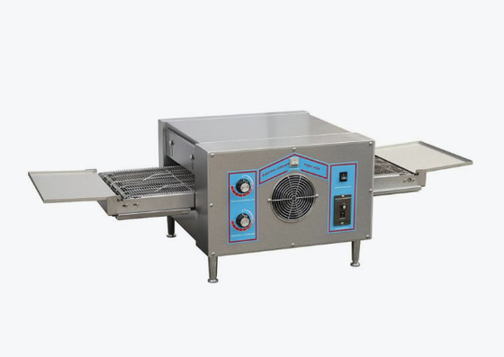ステンレス鋼コンベヤー ピザオーブン 220-240v 電圧 50-400°C ピザを焼く温度