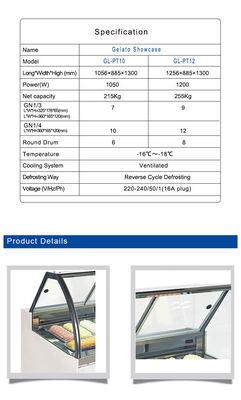 逆サイクル解凍換気冷却装置 220-240V/1PH/50HZ 18 イタリアンパン