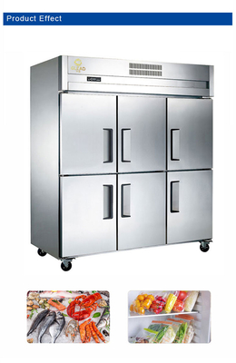 電気ステンレスレスタイン レストラン冷蔵庫 -12.C から -18.C 温度範囲