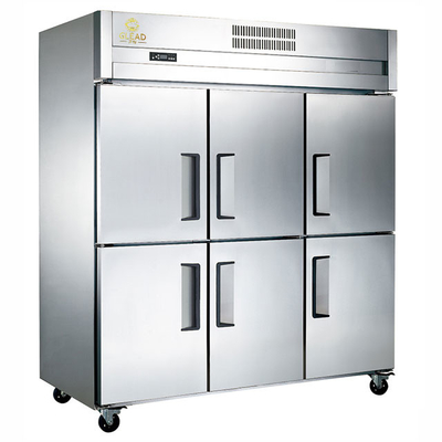 ストレージのための冷凍機能を持つ不oxidable鋼の商業冷蔵庫冷凍庫 - 220-240V 50Hz