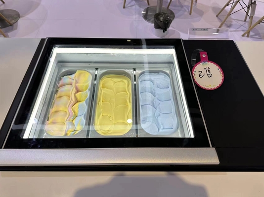 スマートゼラト アイスクリーム 展示 200W 冷蔵装置 44KG N.W -16.C から -18.C 温度 220-240V