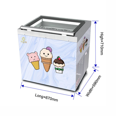 スマートゼラト アイスクリーム 展示 200W 冷蔵装置 44KG N.W -16.C から -18.C 温度 220-240V