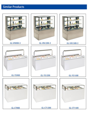 換気器用 イタリアンパン 工業用 ゼラト アイスクリーム 展示台 -16.C~-18.C 温度 1050W 電力