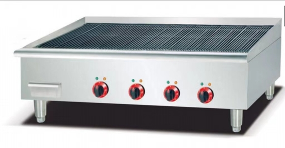 220V-240V 鉄 デジタル コントロール パネル キッチン グリル 調節可能 温度 500-700 度 シルバー 白