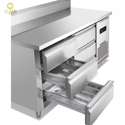 重用 220V産業冷蔵作業台 冷凍機 240V 1PH フル銅管コンデンサー 50KG N.W.