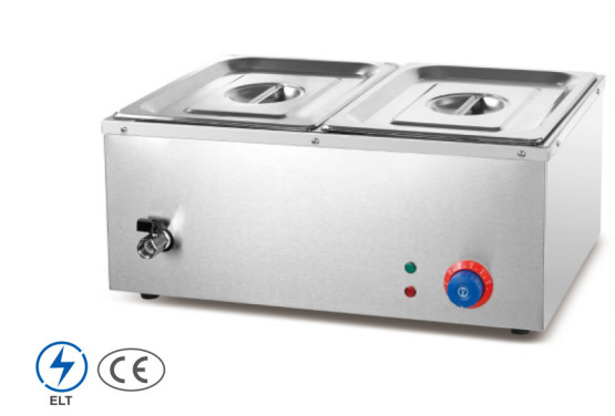 レストラン料理用の電気銀バインマリー 0°Cから100°Cの温度範囲