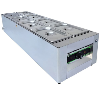 220-240V 50Hz エレクトリック バン・マリー・スープ 温め器 レストラン キッチン用 ステンレス