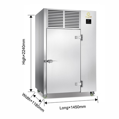 工業用冷蔵庫/冷凍庫 2700W 15トレイ 温度範囲 3~40°C