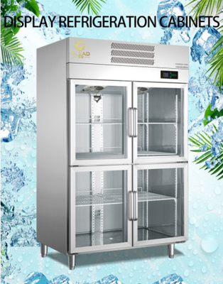 空気冷却 1000/1200 容量表示 冷蔵庫 700W パワー 5~0°C 温度表示ユニット