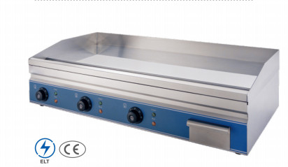 220-240v 50hzで様々な食品を調理するための商用電気銀型ステンレス鋼のグリッドル